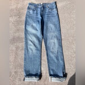 Madewell the 90s straight straight leg blue jeans denim 28/6 NWOT